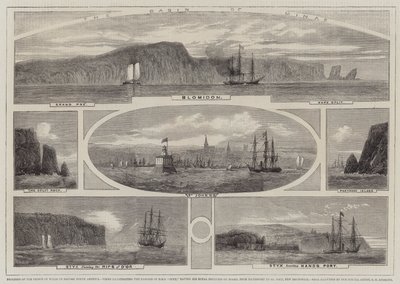 Progress of the Prince of Wales in British North America, Views Illustrating the Passage of HMS Styx, Having His Royal Highness on Board, from Handsport to St John, New Brunswick by Richard Principal Leitch